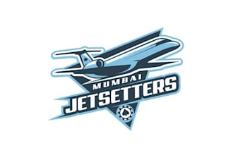 make important e sport team logo with mumbai jet setters