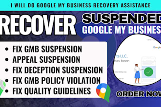 fix and unsuspend google my business profile, approve gmb listing reinstatement