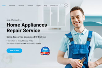 build squarespace website painting pressure washing landscaping appliance repair