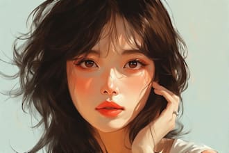 make your photo into a digital oil painting portrait art