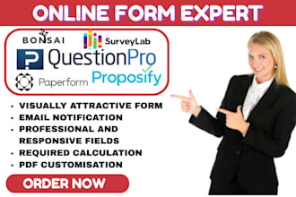 be your expert for bonsai survey lab question pro paperform template proposify