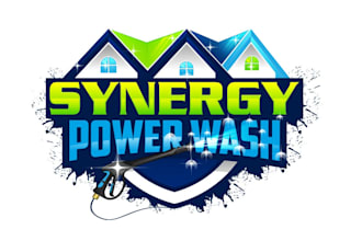 create exclusive and marvelous pressure washing  logo design