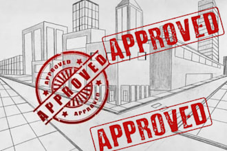 certify and stamp architectural and engineering drawings for US permit approval