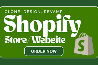 build shopify gempages, revamp shopify, clone shopify landing page, pagefly