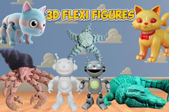 sculpt 3d articulated model 3d bjd plush lego toys action flexi miniature figure