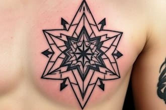 create unique custom geometric tattoo design