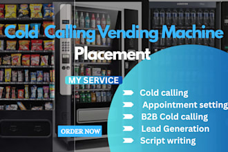 cold calling vending machines, real estate cold calling, vending machine