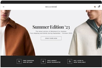 design clothing website, streetwear website, clothing store for clothing brand