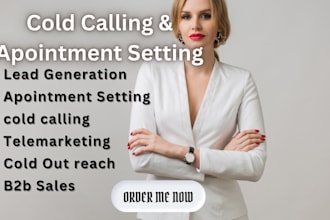 do telemarketing, cold dms , appointment setting, janitorial cold calling estate