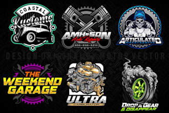 design auto detailing automotive mobile detailing  car wash logo for your  brand