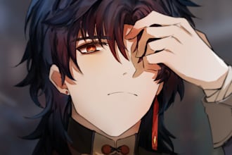 draw your anime illustrations and light novel covers