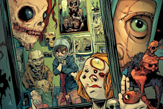 comics and cartoon comic illustrations