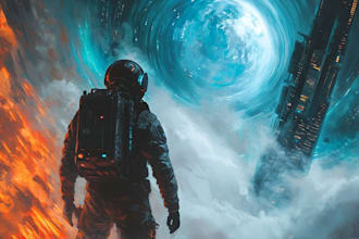design fantasy, romance and sci fi book covers