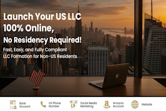 do llc registration or dissolution with ein and business setup for US and non US