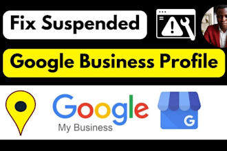reinstate fix reclaim suspended gmb profile listing on  google map gbp verified