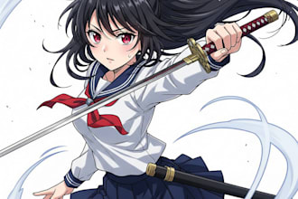 draw anime art, manga art, original character, and vtuber