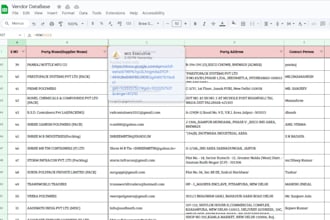 extract and clean data from pdfs or images into excel or google sheets