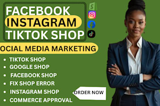 get your tiktok, instagram, facebook shop, or shopify dropshipping store