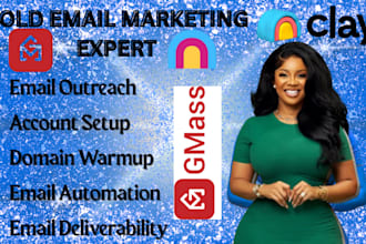 set up cold outreach with clay com and fix email deliverability using gmass