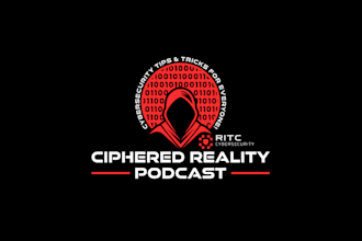 design ciphered reality podcast logo