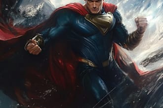 create a comic book art, comic book illustrations