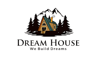 design iconic dream house luxury wooden homes logo