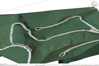 model from terrains and streets in civil3d