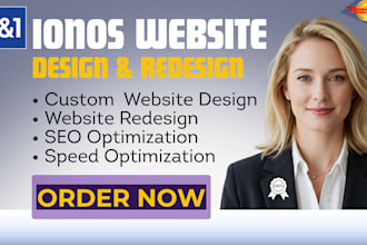 do ionos website design, ionos website redesign, ionos ecommerce and SEO setup