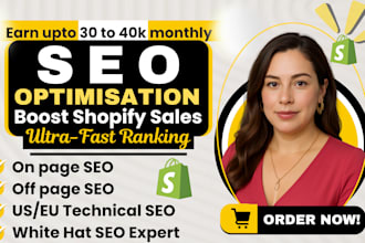 boost website sales via shopify store review, website optimization and SEO audit