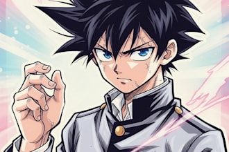 draw custom chibi anime characters