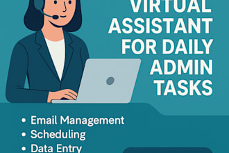 be your reliable virtual assistant for daily admin tasks