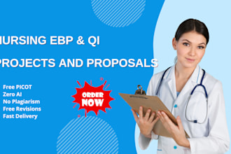 develop nursing qi and ebp proposals and projects