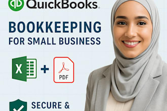 do bookkeeping and prepare a simple financial report