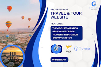 tour website, travel website, booking website, travel agency