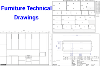 create furniture drawings with cutlists, fittings, and drilling maps