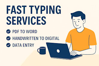 do data entry,copy pasting, handwritten notes to word