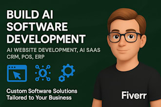 build ai software development, ai website development, ai saas, crm, pos, erp