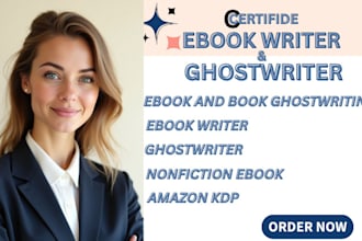 be ebook ghostwriter ghost book writer KDP book writer non fiction ghost writer