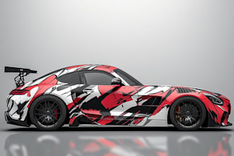 create car wrap design, any vehicle wrap design