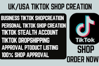 setup UK tiktok shop, USA tiktok shop for non resident tiktok shop dropshipping