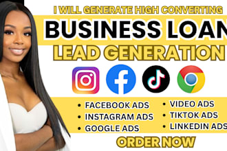 business loan leads startup loan leads sba loan leads facebook ads google ads