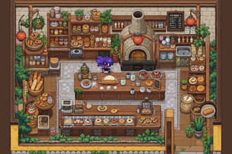 pixel game art pixel art character isometric pixel assets background enviroment
