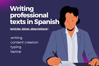 write creative texts, articles, or high quality content in spanish