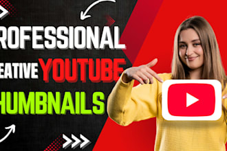 design a creative thumbnail for your youtube channel