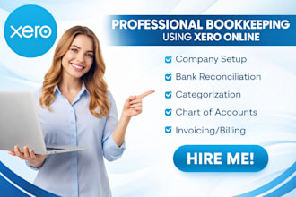 xero bookkeeper for reconciliation, cleanup and financial management