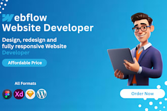 create a responsive and SEO friendly webflow website