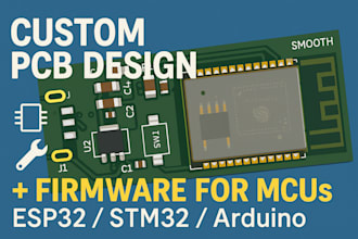 design custom pcbs and firmware for microcontrollers