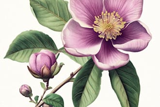 do illustration of stunning botanicals, floral and fruits