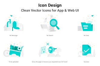 design custom icons for web, app, or product interfaces
