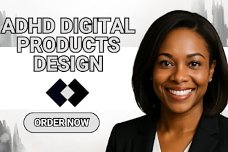 design custom digital products adhd tracker custom adhd planner adhd track list